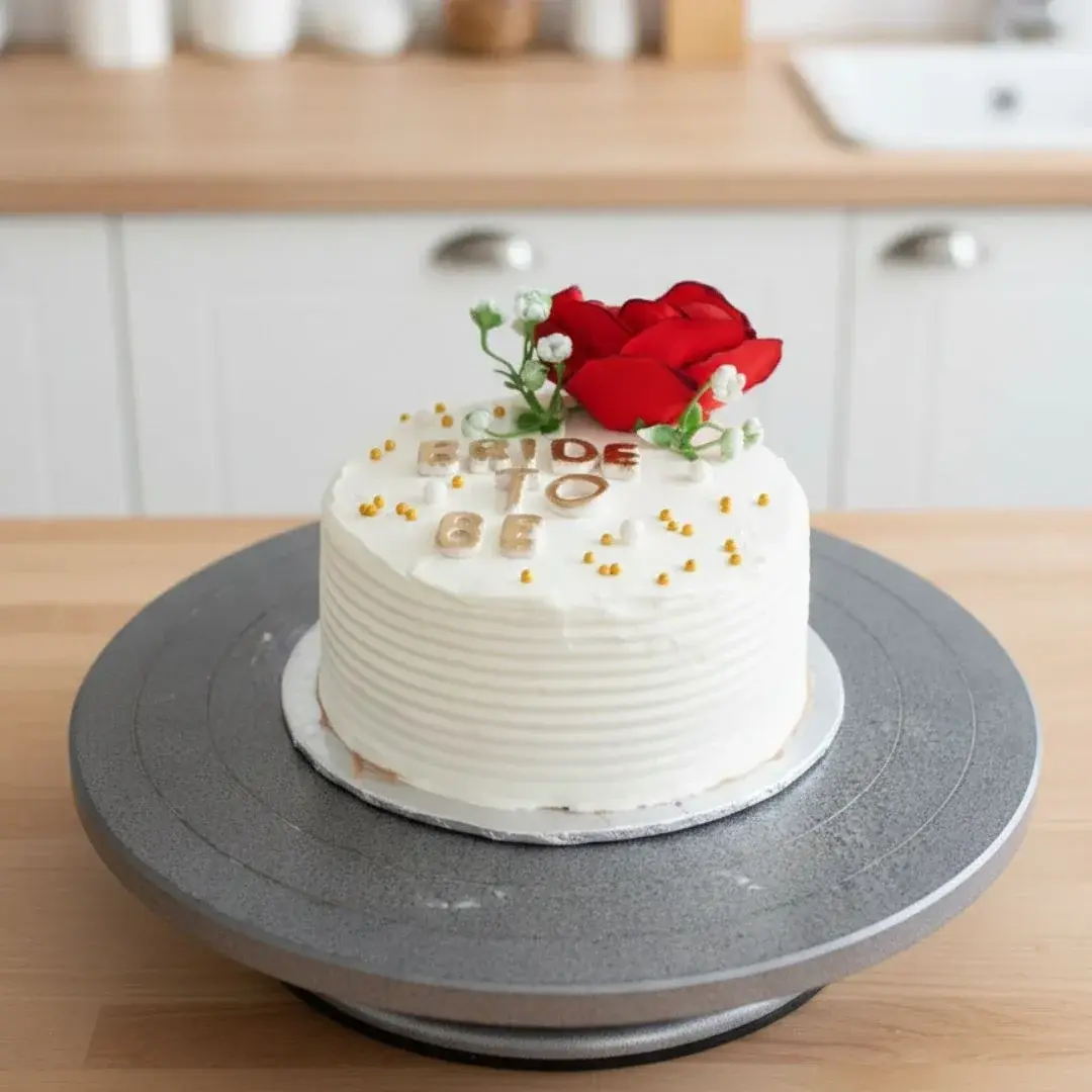 Bride To Be Rose Cake Bridal Shower Cake